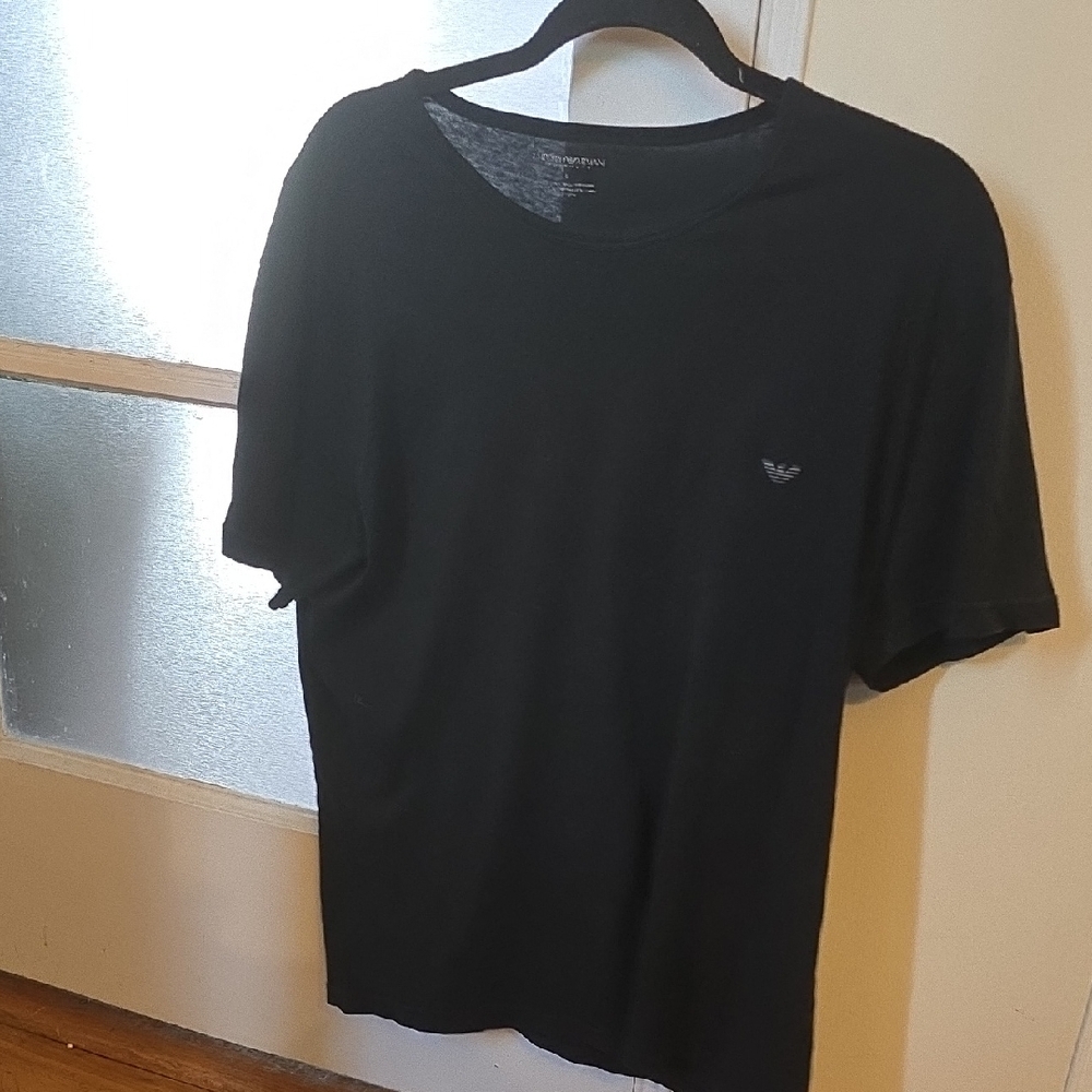 Emporio Armani Black Short Sleeve Tee